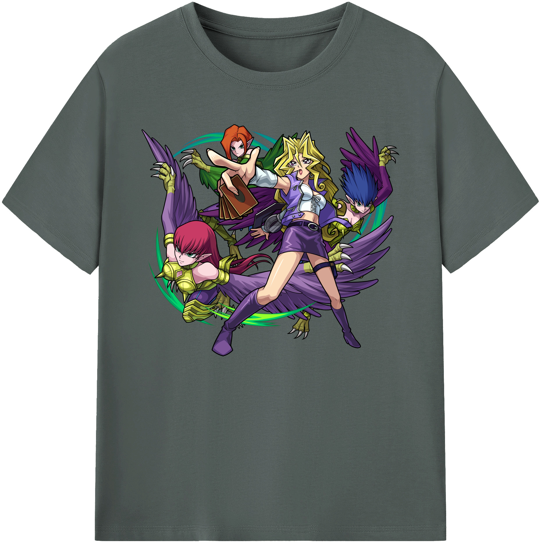 （画像用） 遊☆戯☆王 Yu-Gi-Oh! 綿100％ メンズ半袖Tシャツ｜肌触りやわらか＆通気性